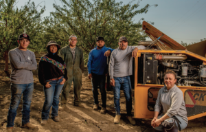 The crew at Bullseye Farms cares for the land with sustainability in mind.