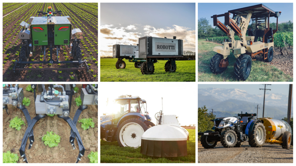 agricultural robots in fields