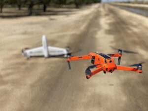 FlyingAg drone in flight
