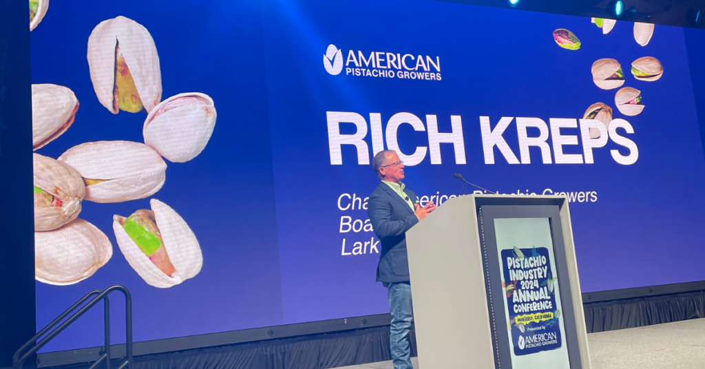 Rich Kreps at the 2024 American Pistachio Growers Annual Conference