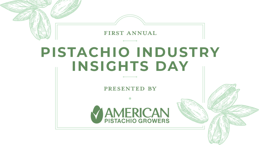 FIRST ANNUAL Pistachio Industry Insights Day logo