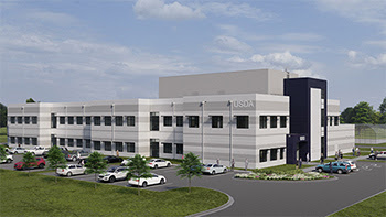 A rendering of the new Agricultural Research and Technology Center in Davis, California-Image courtesy of Burns & McDonnell
