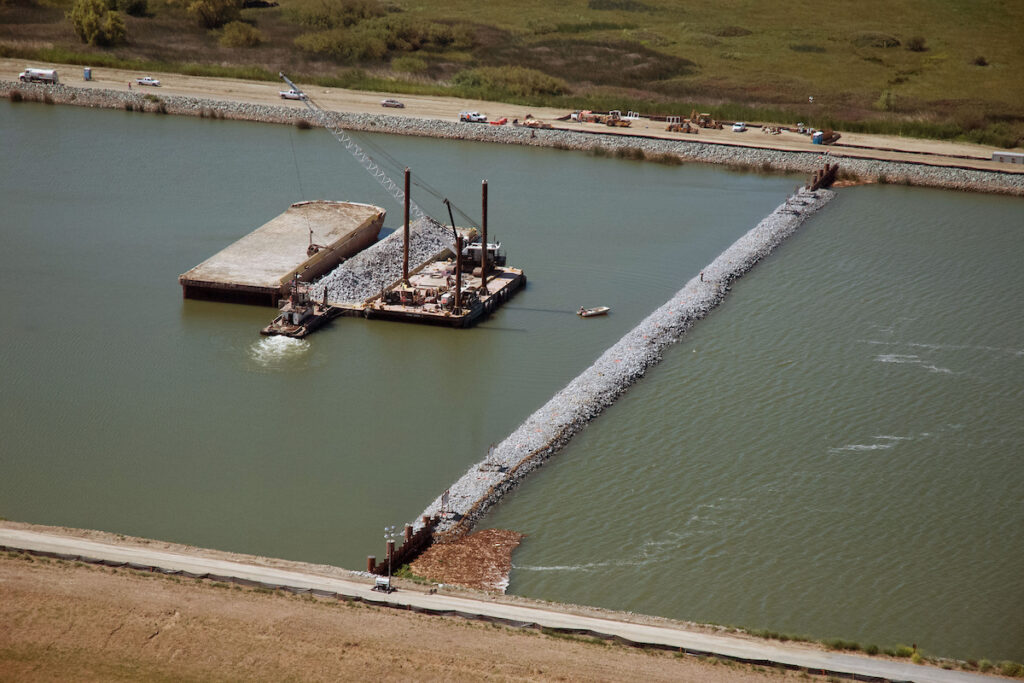 Temporary emergency drought barrier planned on West False River