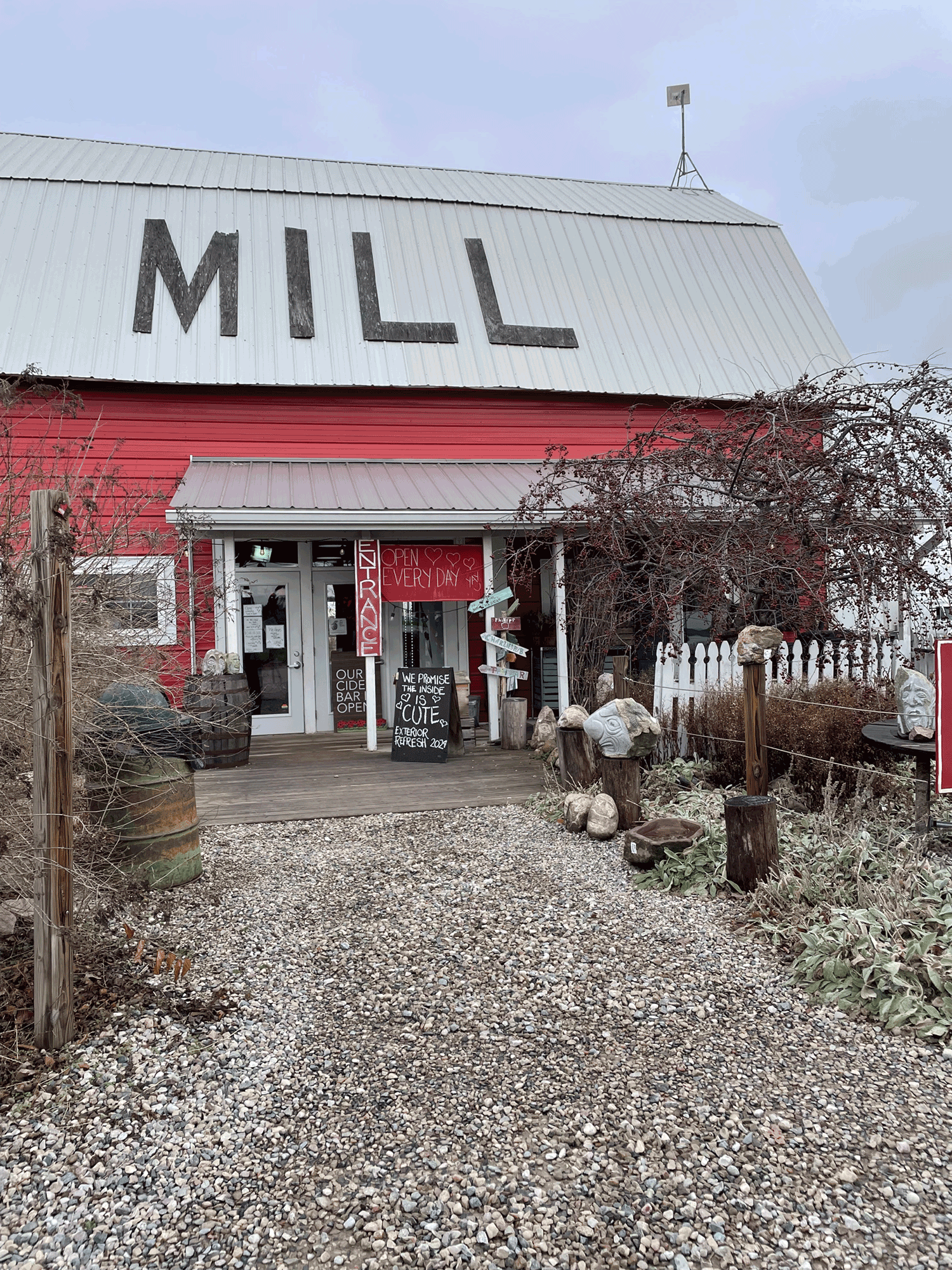 Phillip’s Orchards & Cider Mill was a stop during the 2023 bus tour. Photo by Debbie Eisele.