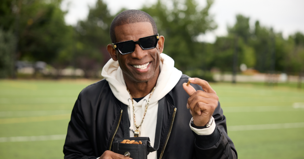 Football season to feature Deion Sanders promoting California almonds