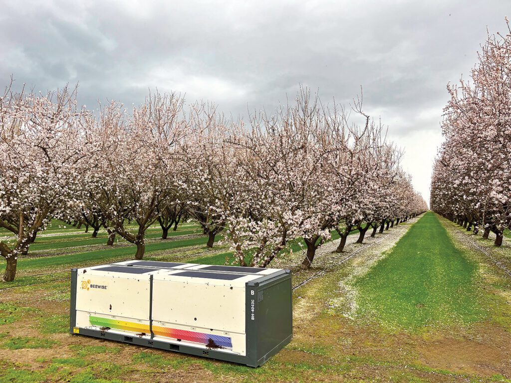 BeeHome system in a orchard