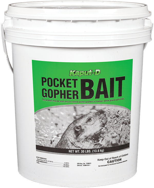 bucket of gopher bait